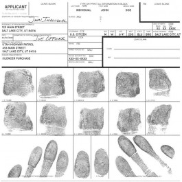 Form 1 Fingerprint Services