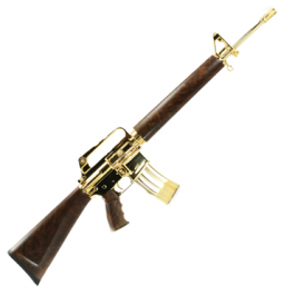 Colt M-16 A1 Vietnam War Collection - Gold Plated
