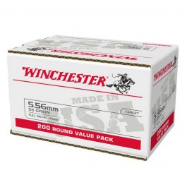 Winchester 5.56 NATO 55gr FMJ - 200 round