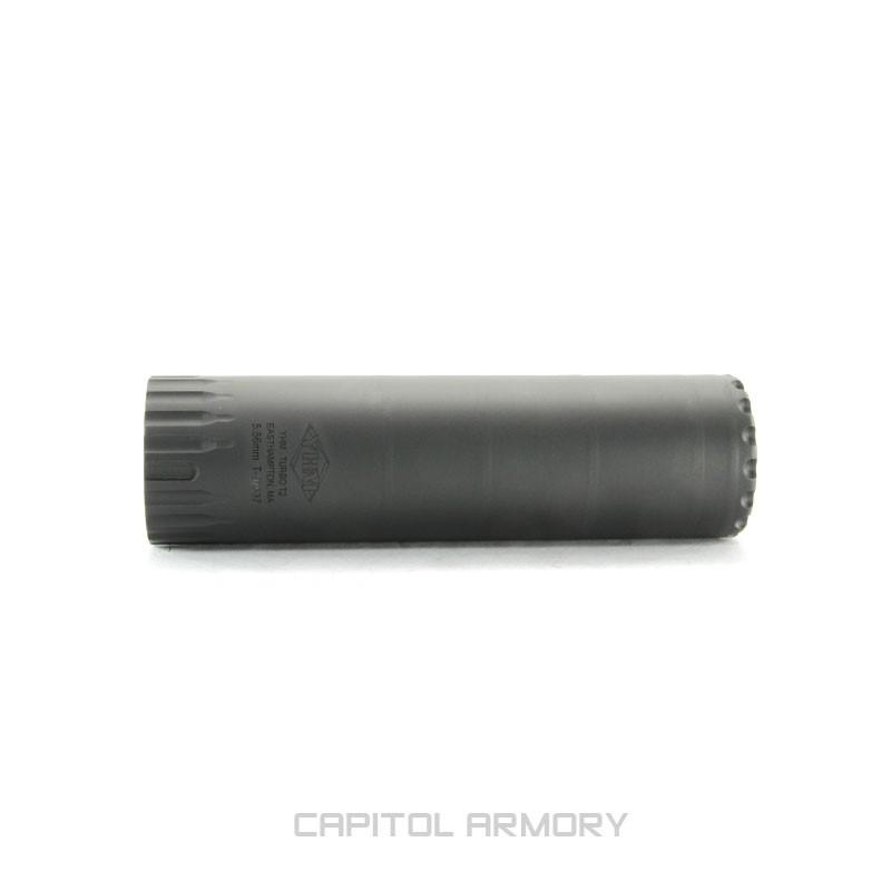 Yhm Turbo T2 Capitol Armory The yhm turbo t2 is an ideal option for your 5.56mm rifles, and it brings increased durability and effective sound suppression to that class of silencers. yhm turbo t2 capitol armory