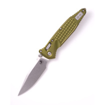 Microtech Socom Ram-Lok S/E Stonewash Standard Frag Aluminum OD Green