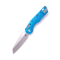 Microtech MSI S/E Stonewash Standard Aluminum Frag Blue