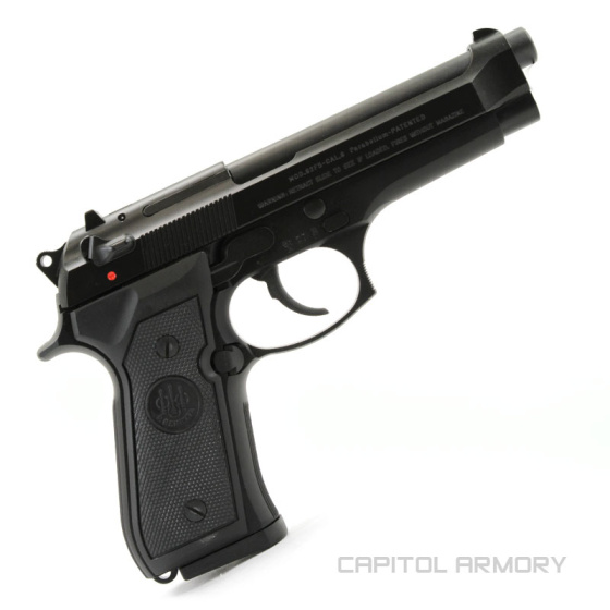 Beretta 92F ガスガン ブラック 92FS 9mm Black Semi-Auto Synthetic Stock Handgun by Beretta at