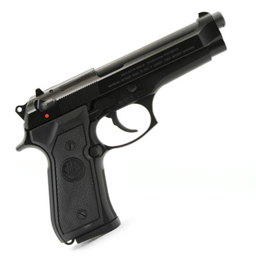 Beretta 92F ブラック モデルガン Beretta 92F ガスガン ブラック M92F ミリタリーモデル - ガスブロー